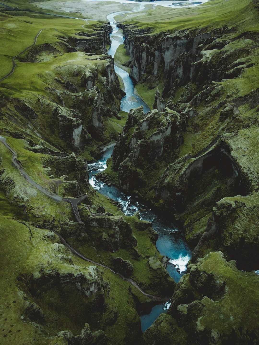Drohnenfoto Canyon